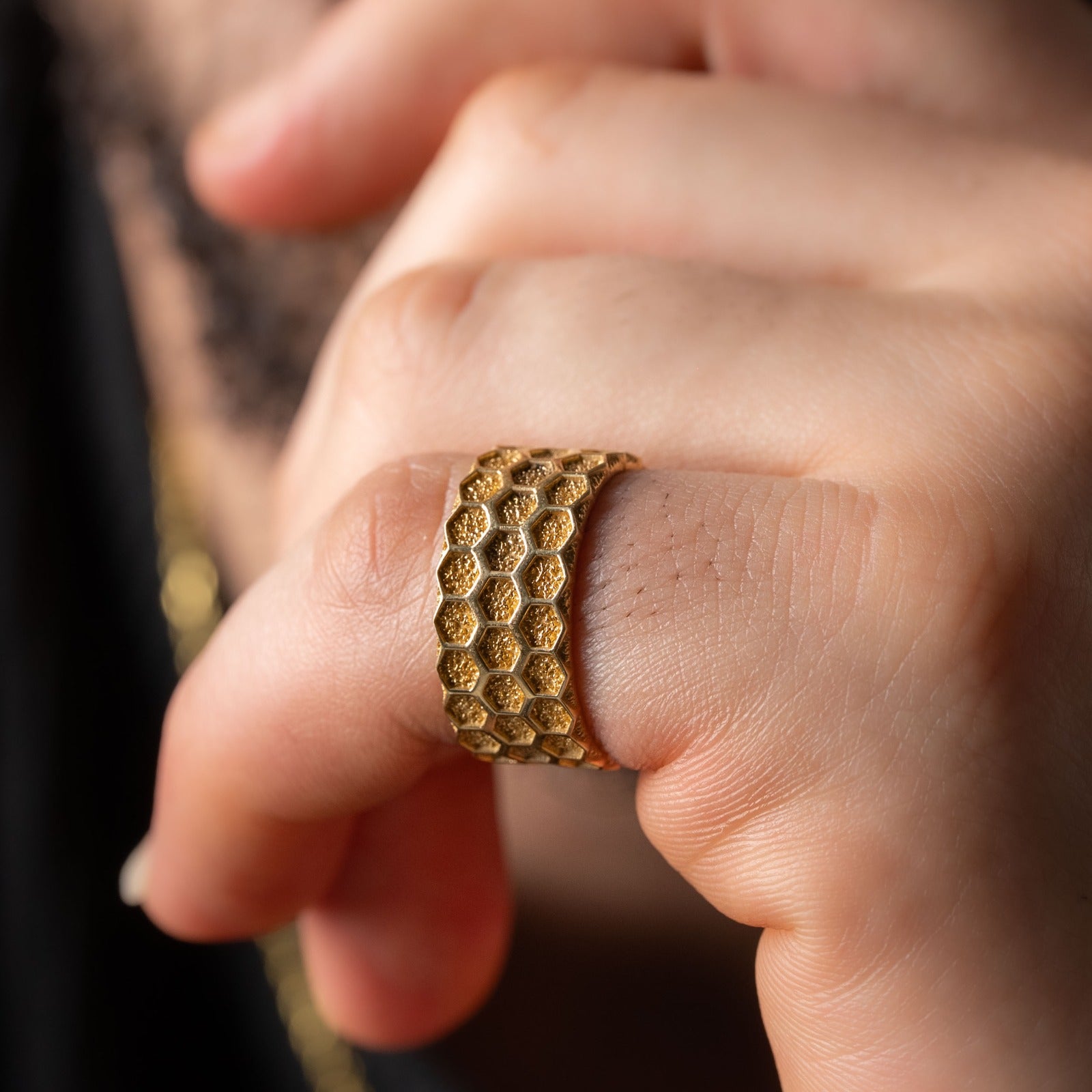 Honeycomb Hexagon Ring – Cilveras