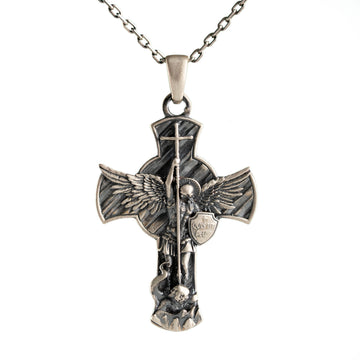 Multi-Tiered Iconic Relief Pendant