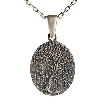 Sculpted Arboreal Motif Necklace