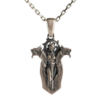 Freya Norse Goddess Relief Necklace