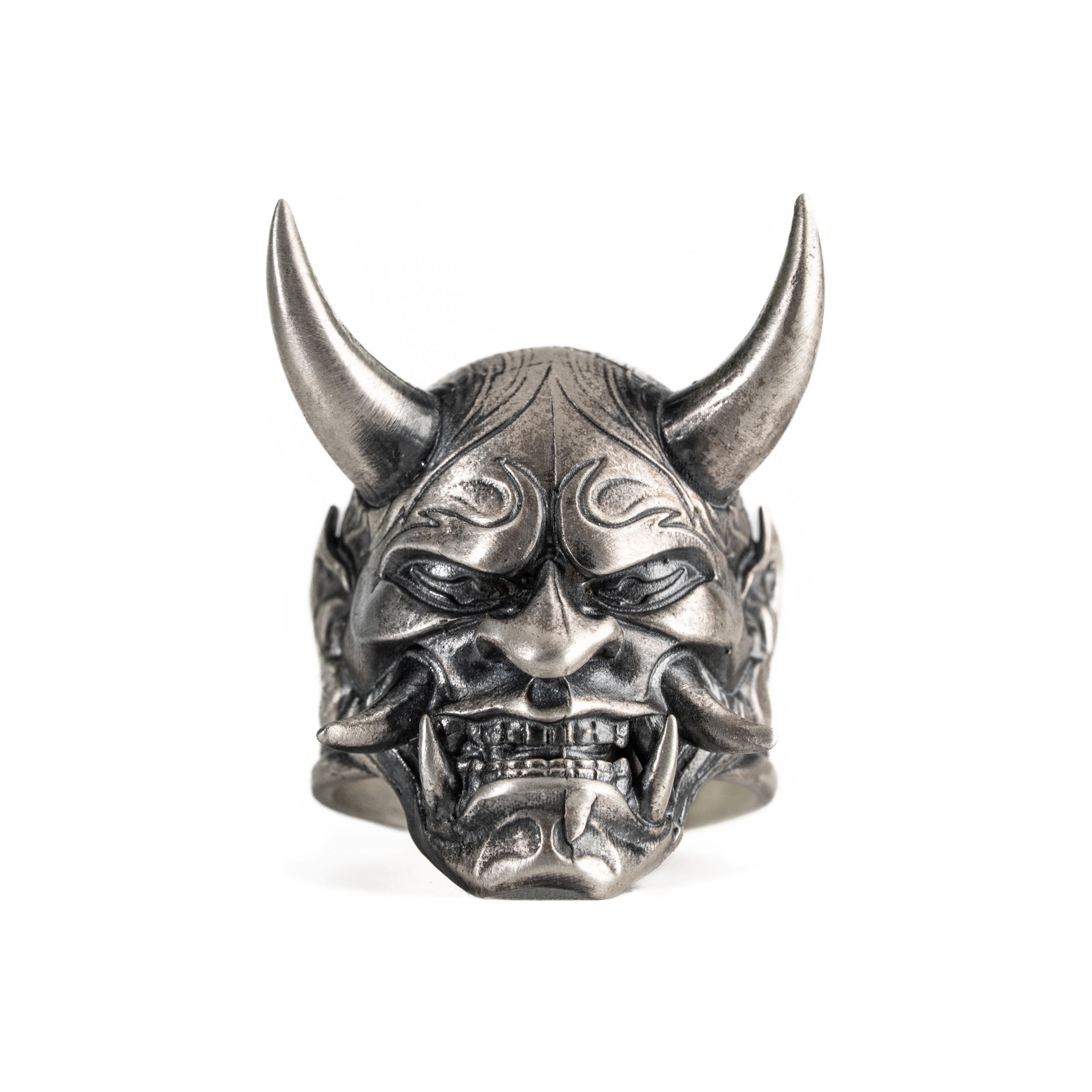 Traditional Mask Motif Signet Ring – Cilveras