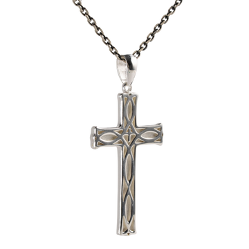 Notched Geometric Motif Necklace