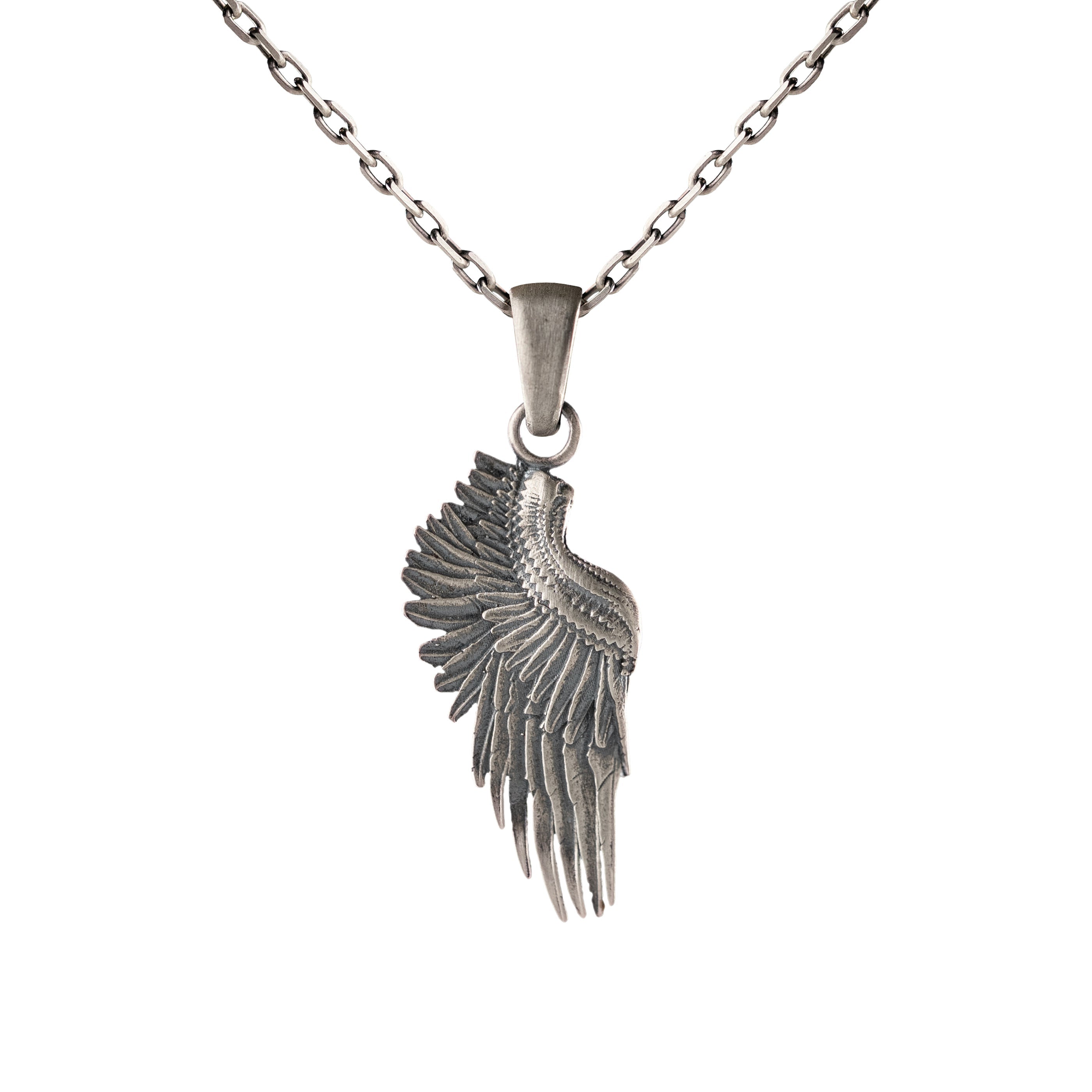 Guardian Angel Wing Relief Necklace
