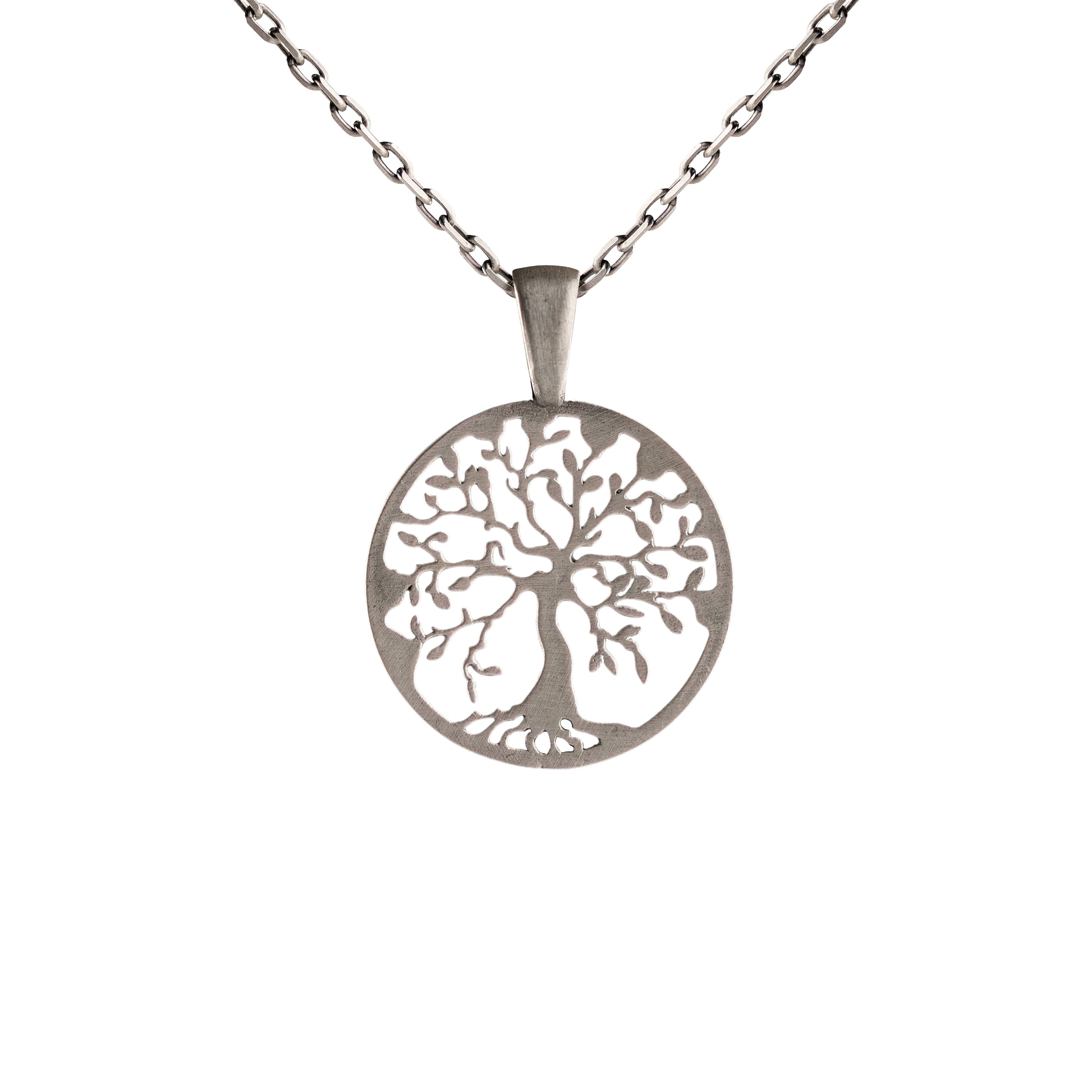 Arboreal Symbol and Knotwork Motif Necklace