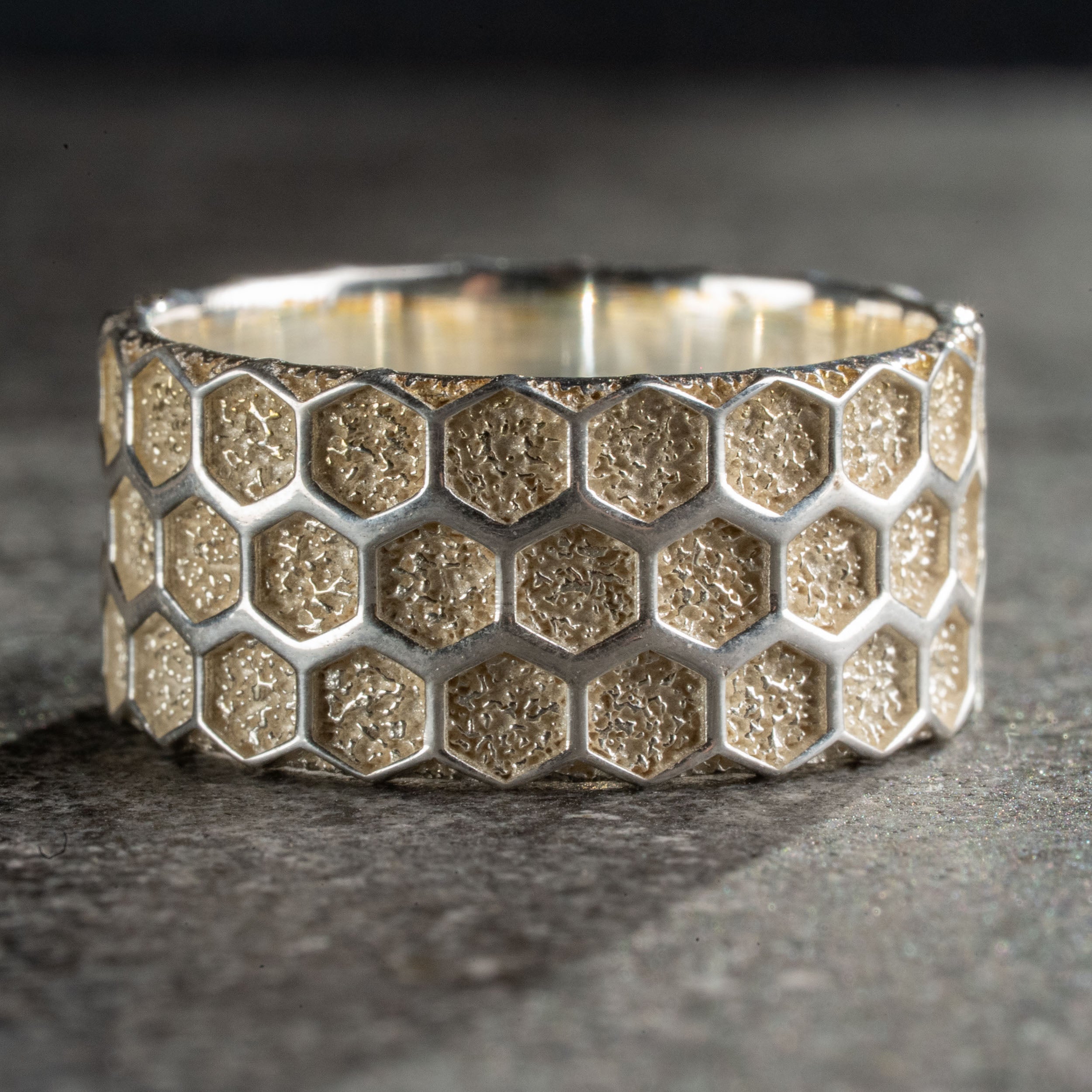 Honeycomb Hexagon Ring – Cilveras