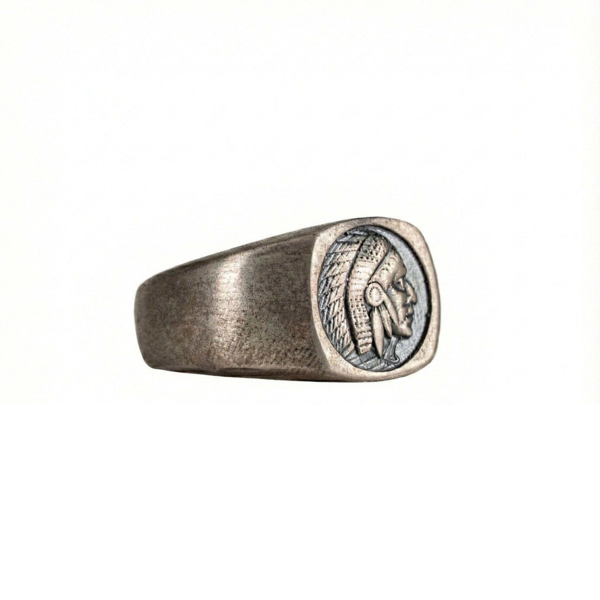 Figurative Native Heritage Feathered Ring