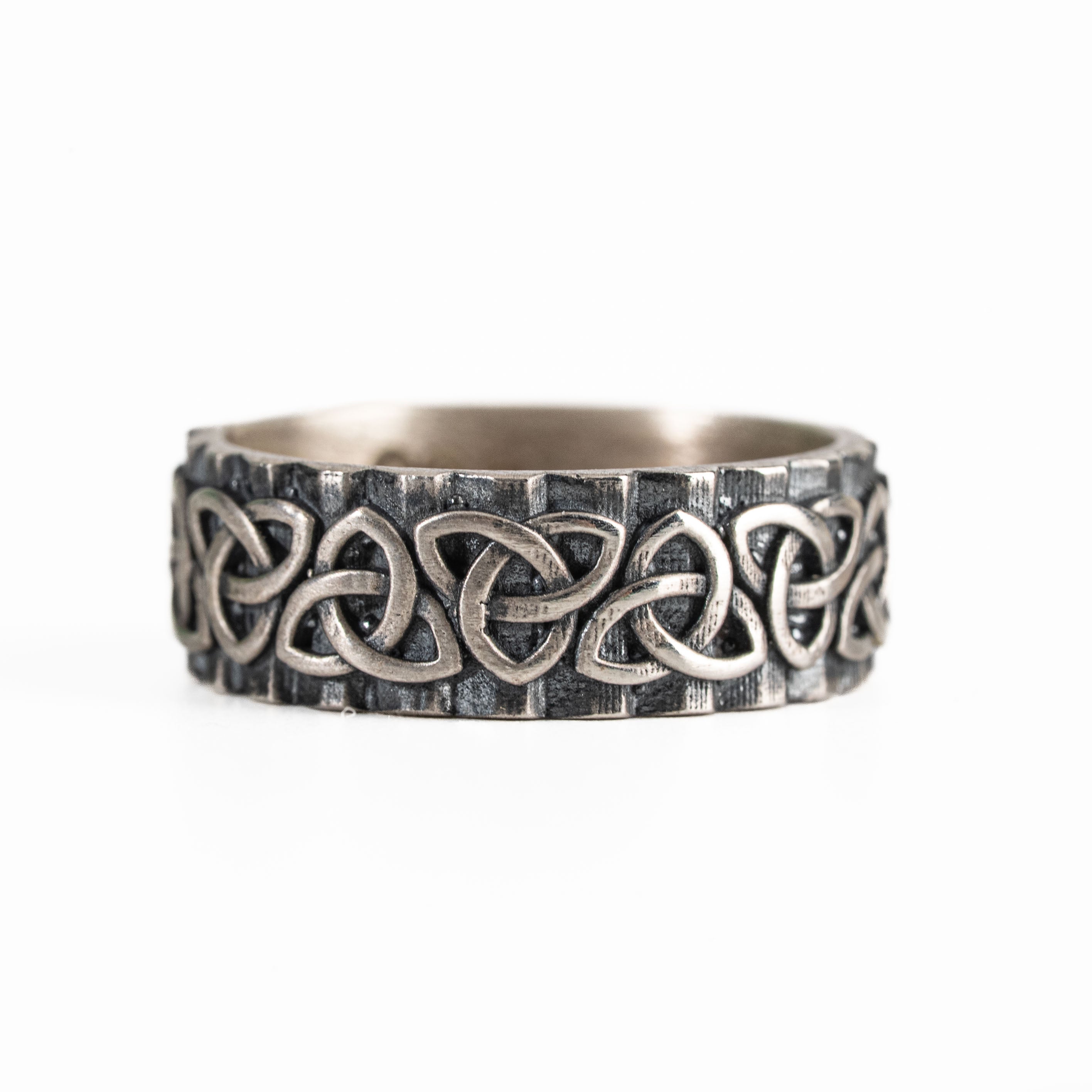 Personalized Viking Celtic Knot Ring