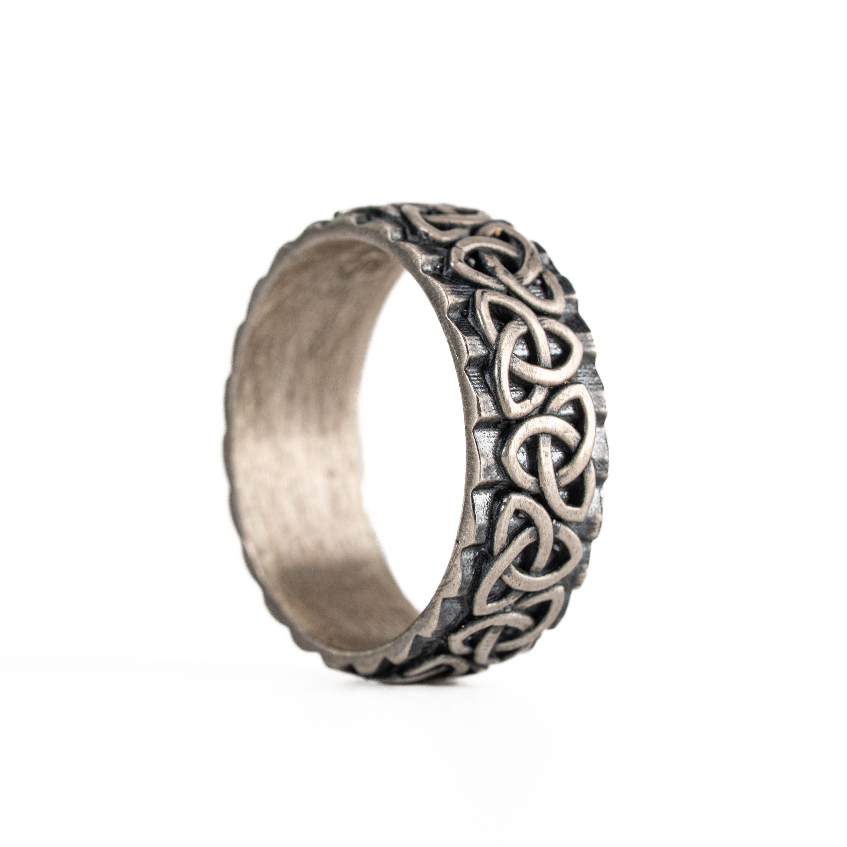 Personalized Viking Celtic Knot Ring
