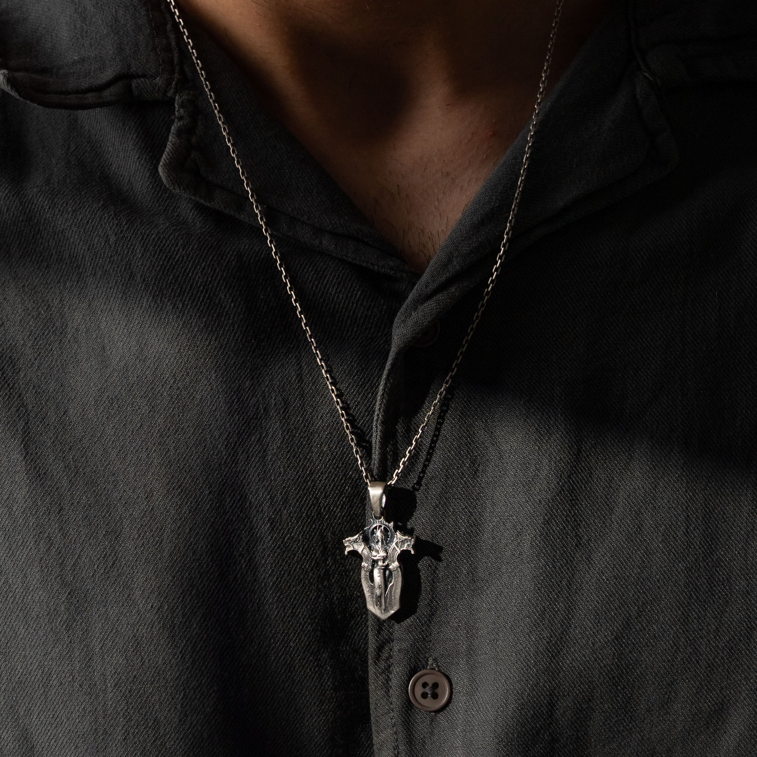 Freya Norse Goddess Relief Necklace