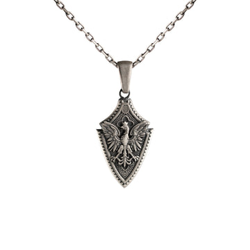 Sculpted Flying Eagle Motif Necklace