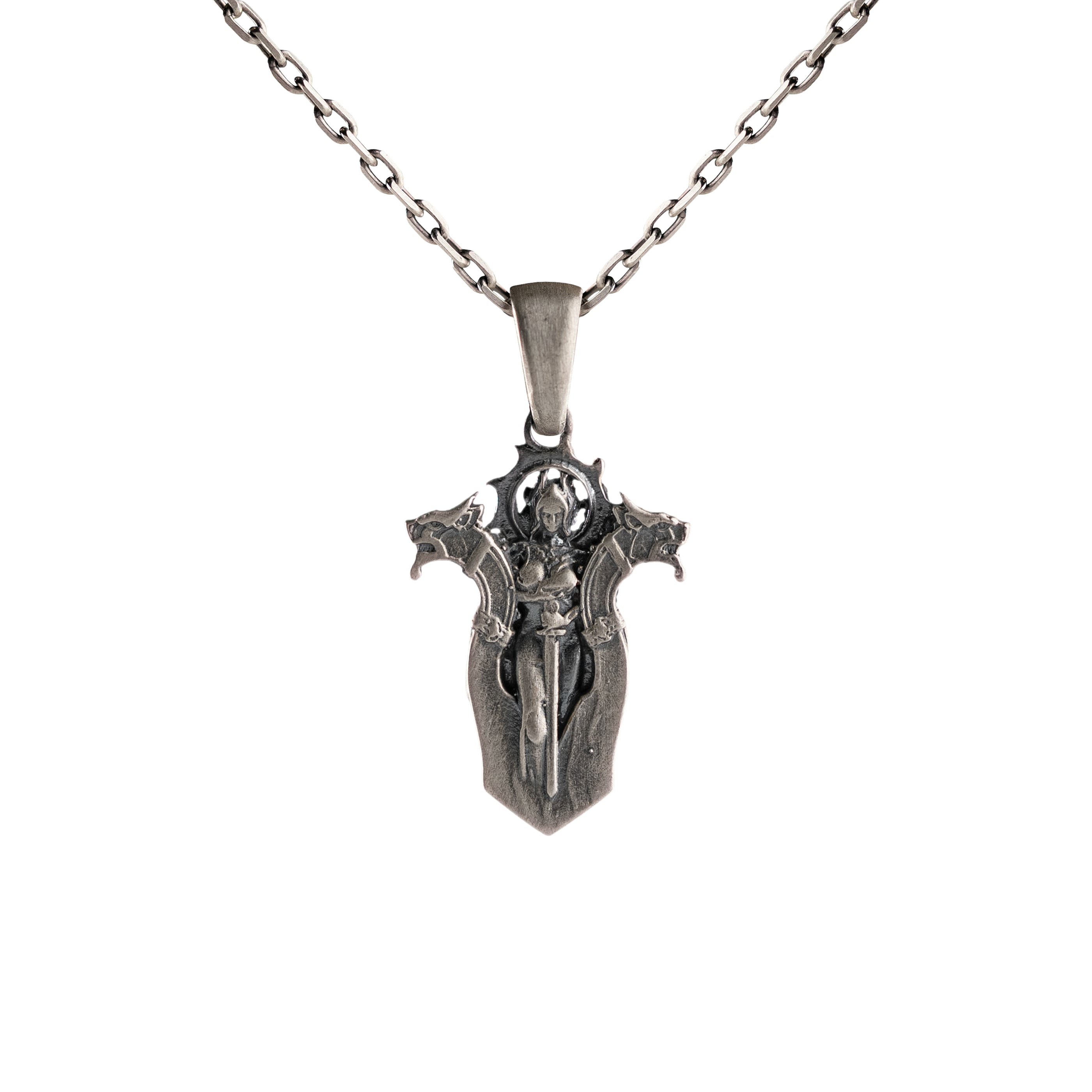 Freya Norse Goddess Relief Necklace