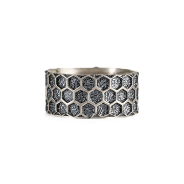 Honeycomb Hexagon Ring