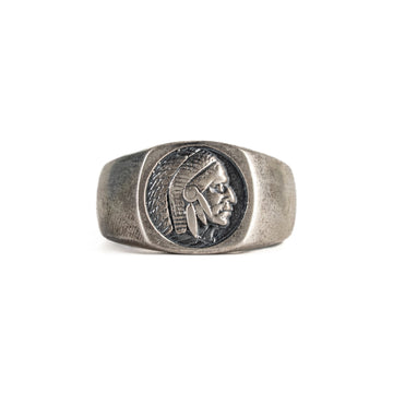 Figurative Native Heritage Feathered Ring