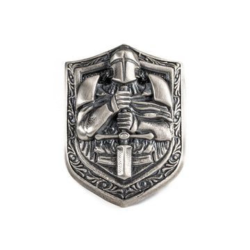 Knight Crusader Relief Motif Ring