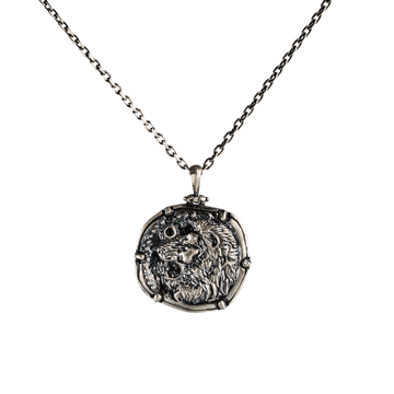 Reversible Lion Head Medallion