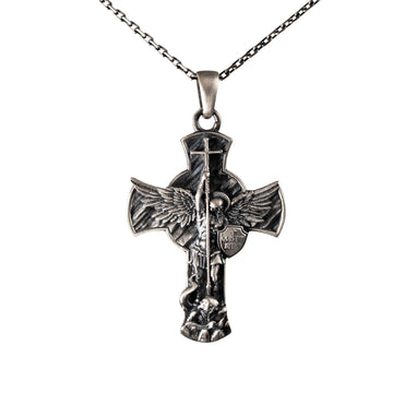 Multi-Tiered Iconic Relief Pendant