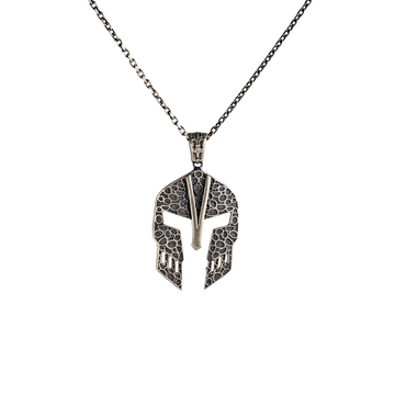 Filigree Spartan Helmet Openwork Necklace