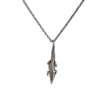 Textured Crocodile Primal Armor Necklace