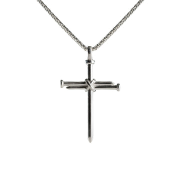 Nail Geometric Cruciform Necklace