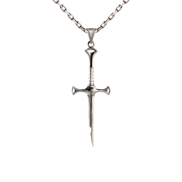 Segmented Linear Bladed Motif Necklace