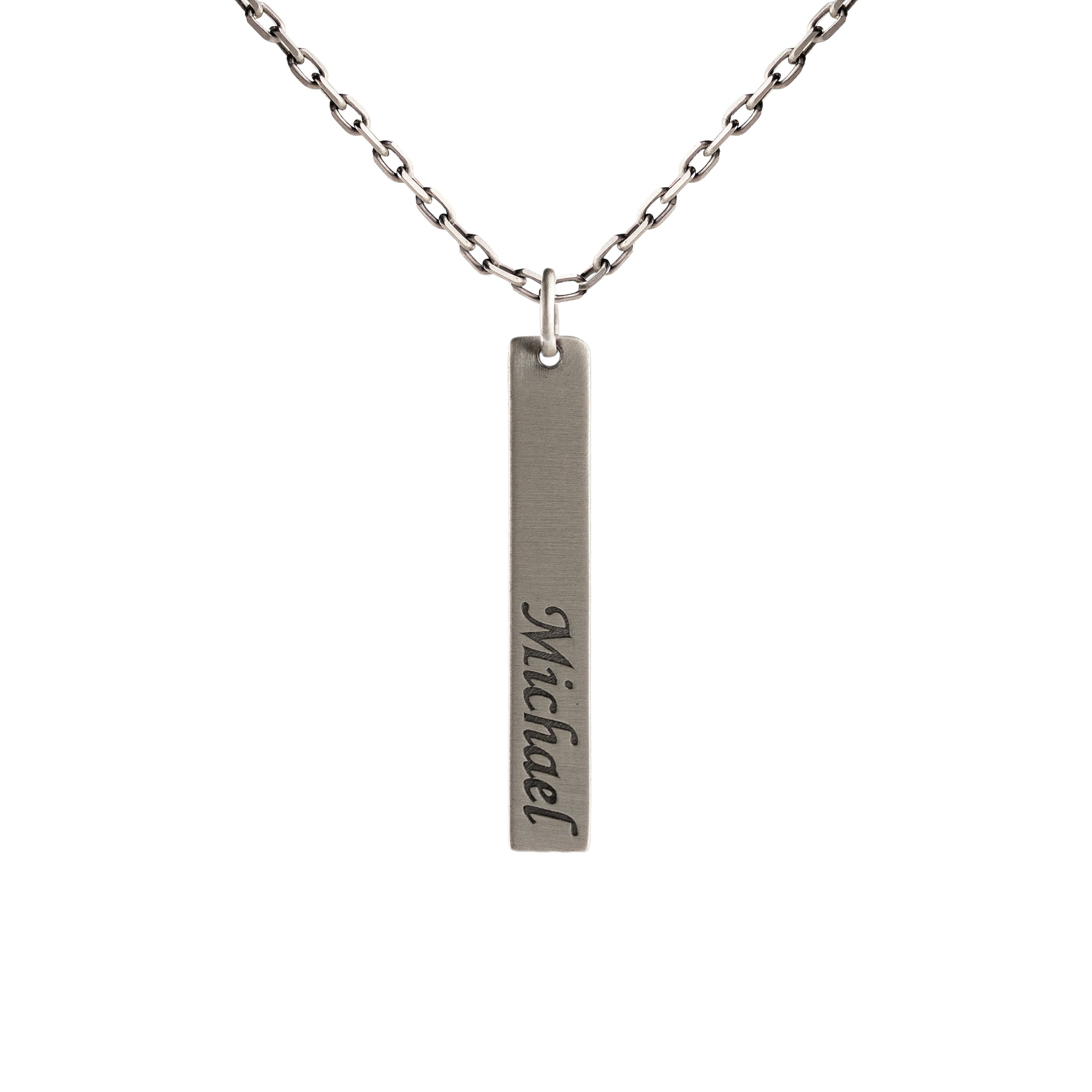 Personalized Name Bar Necklace
