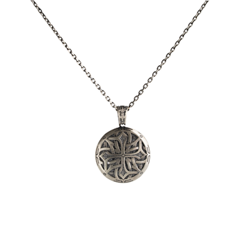 Celtic Knotwork Medallion Necklace