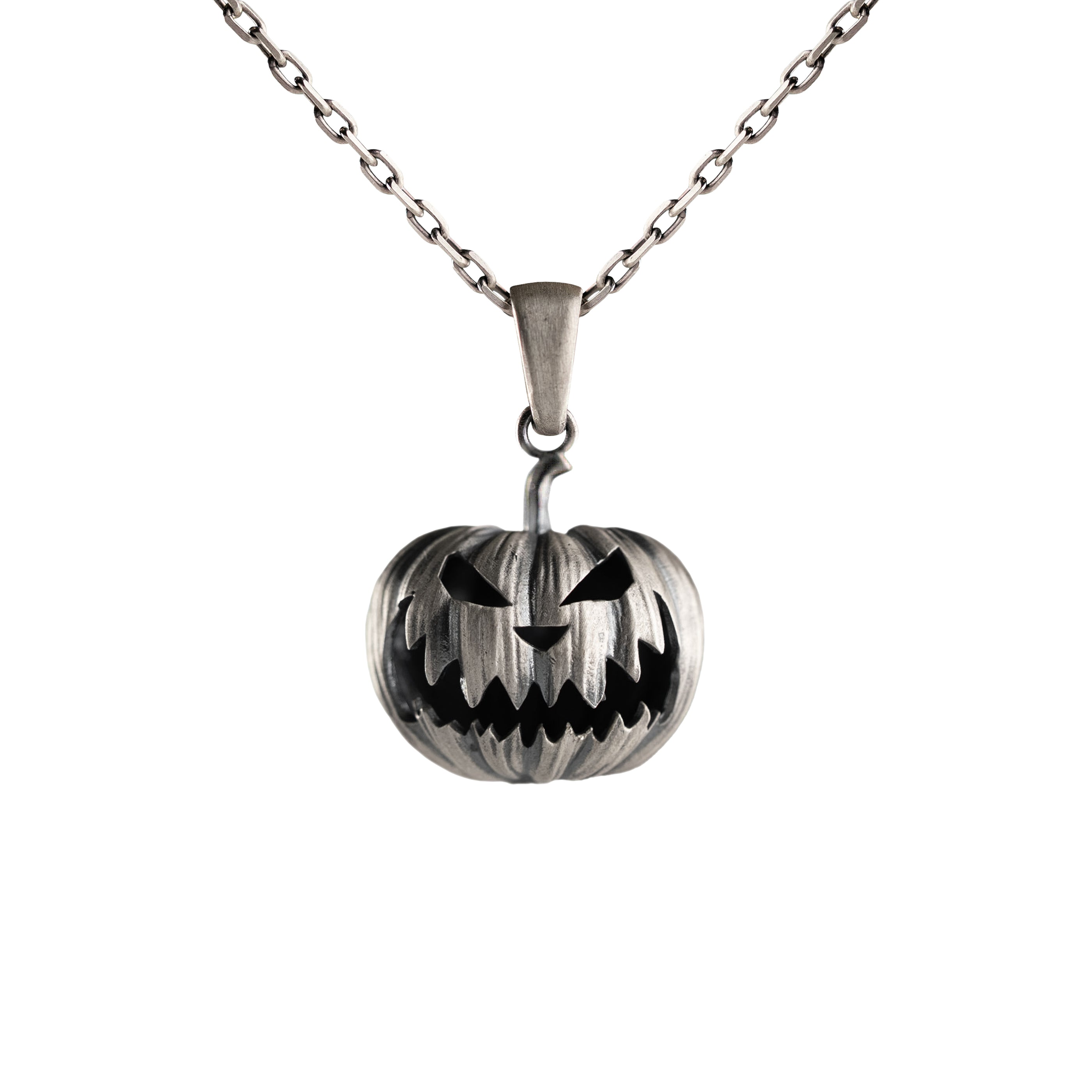 Carved Pumpkin Necklace