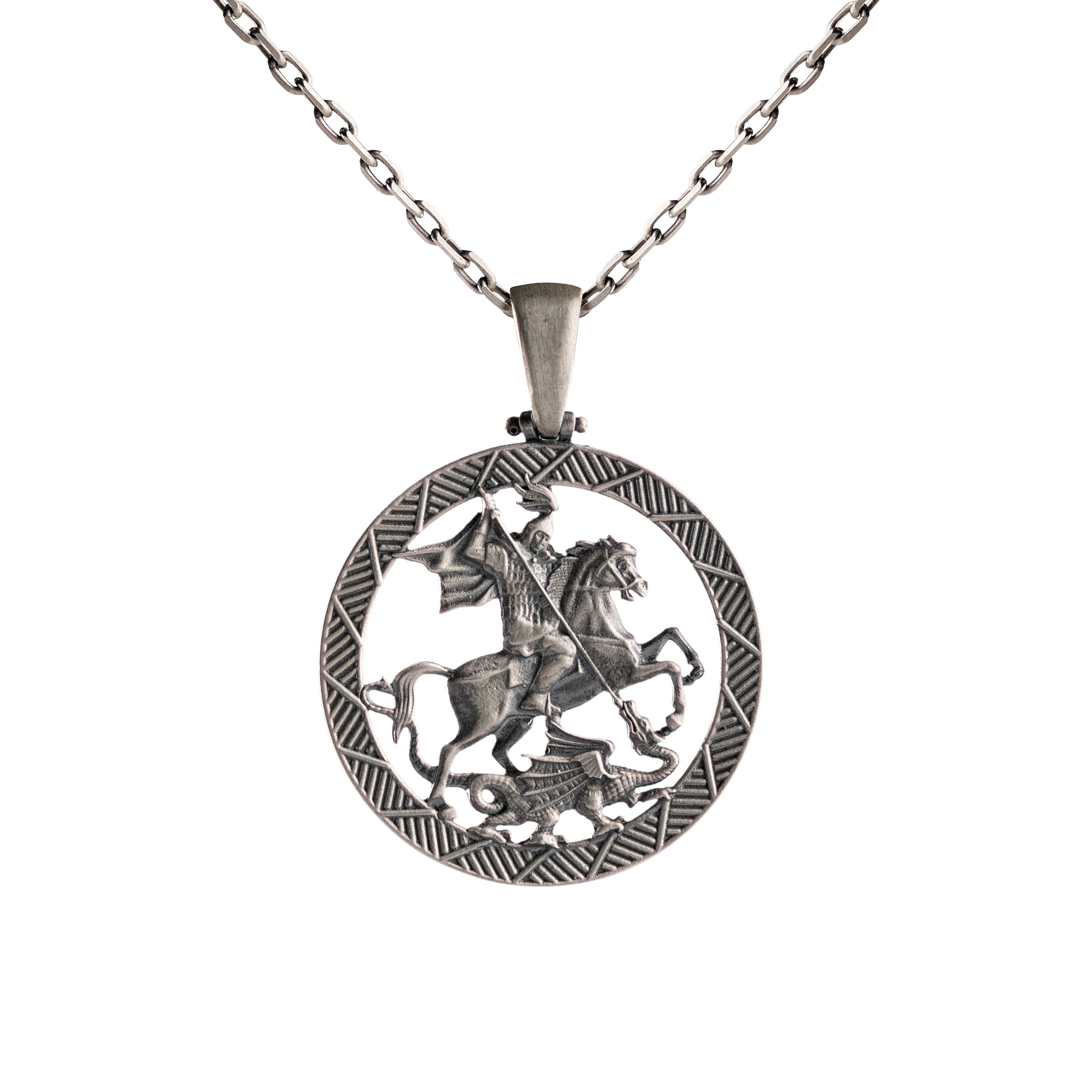 Saint George and the Dragon Pendant