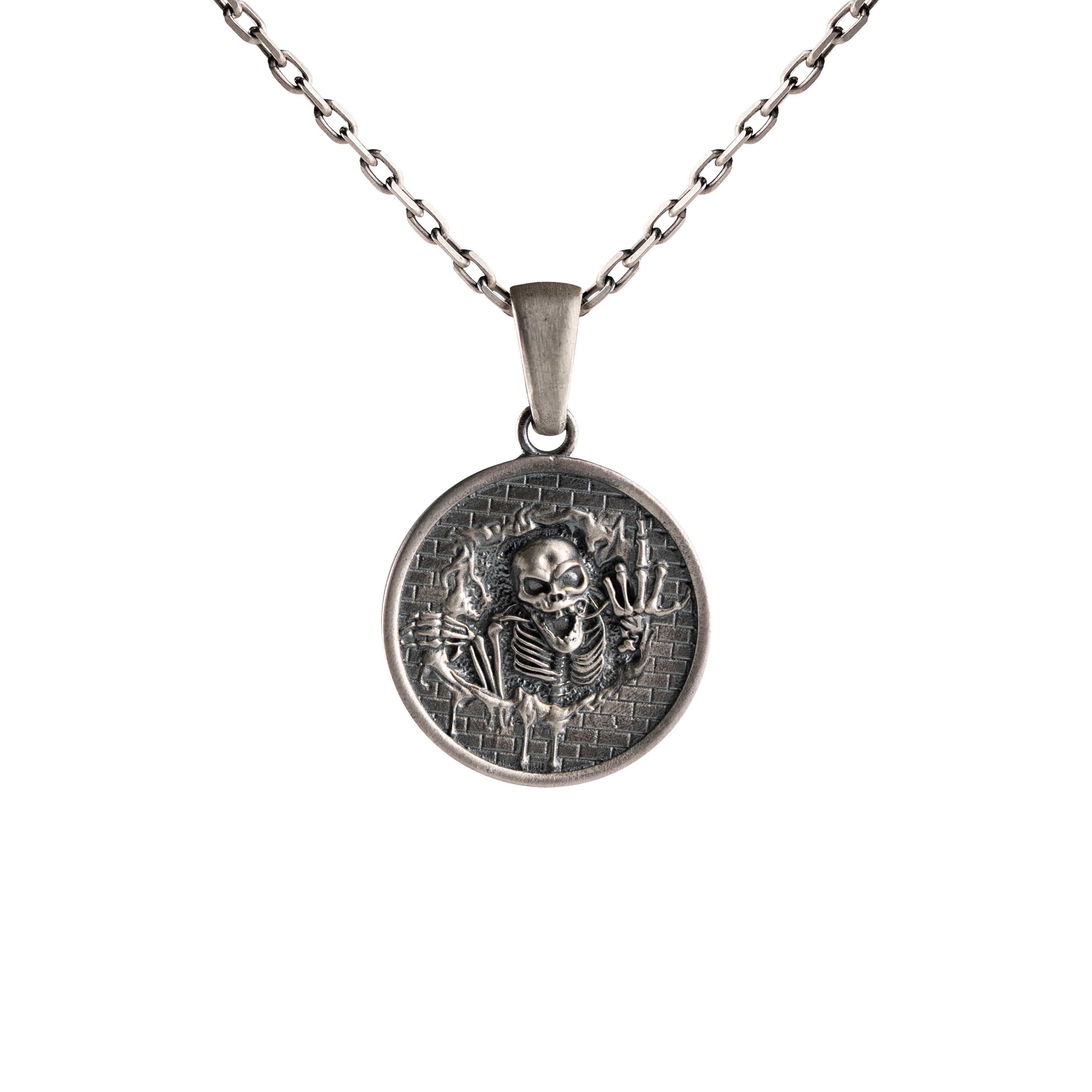 Figurative Skeletal Motif Necklace