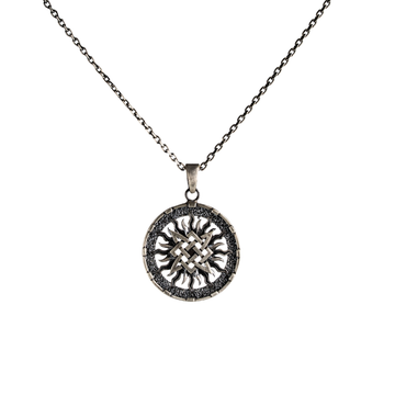Slavic Solar Medallion Necklace