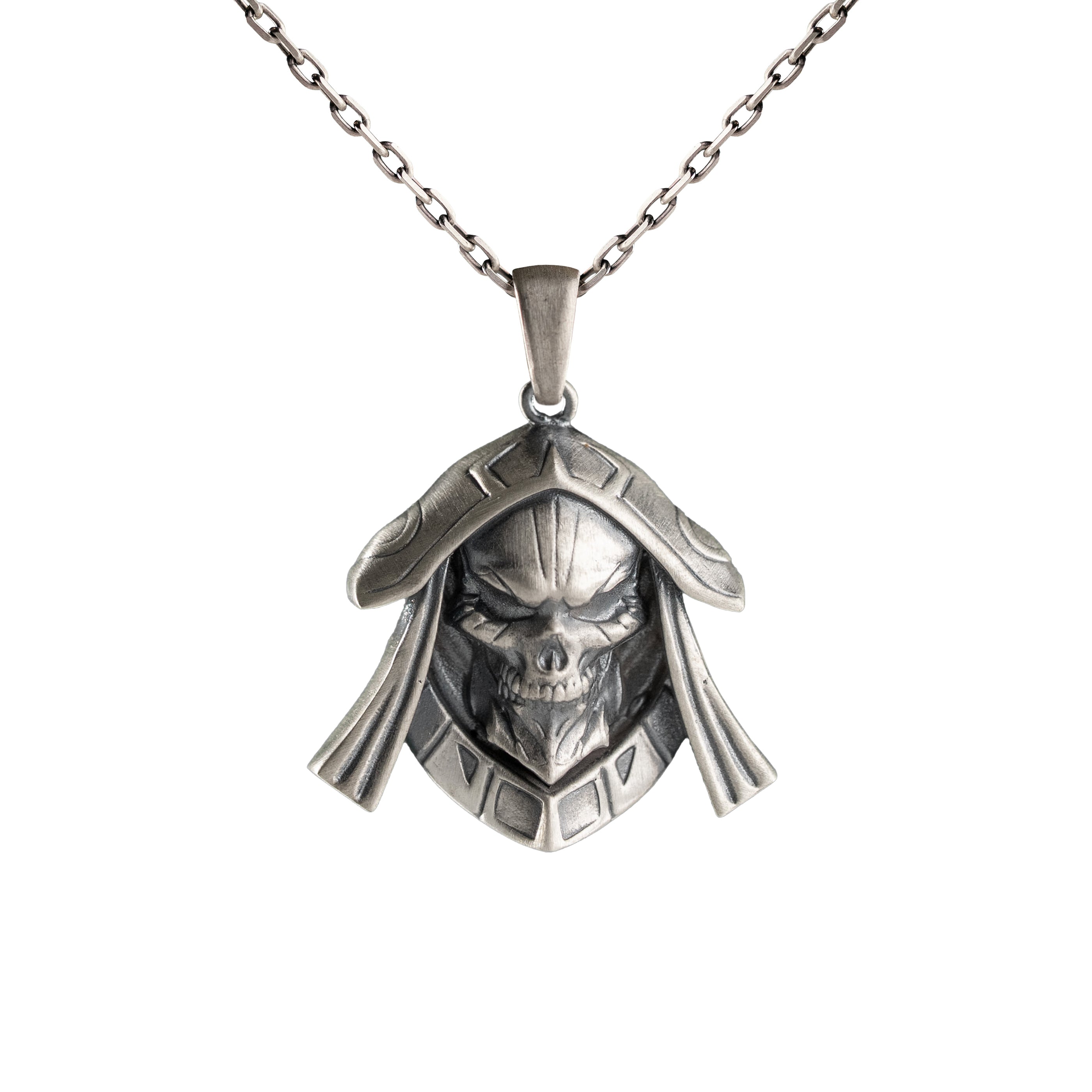 Sorcerer Skull Relief Motif Necklace