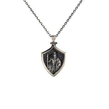 Spartan Warrior Shield Necklace