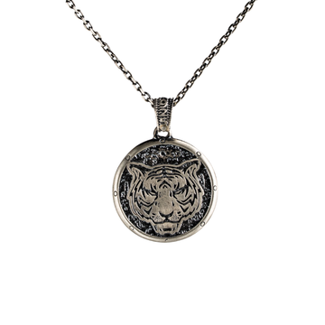 Reversible Tiger Head Medallion