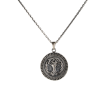 Tree of Life Solar Medallion Necklace
