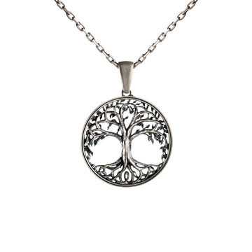 Yggdrasil Tree of Life Relief Necklace
