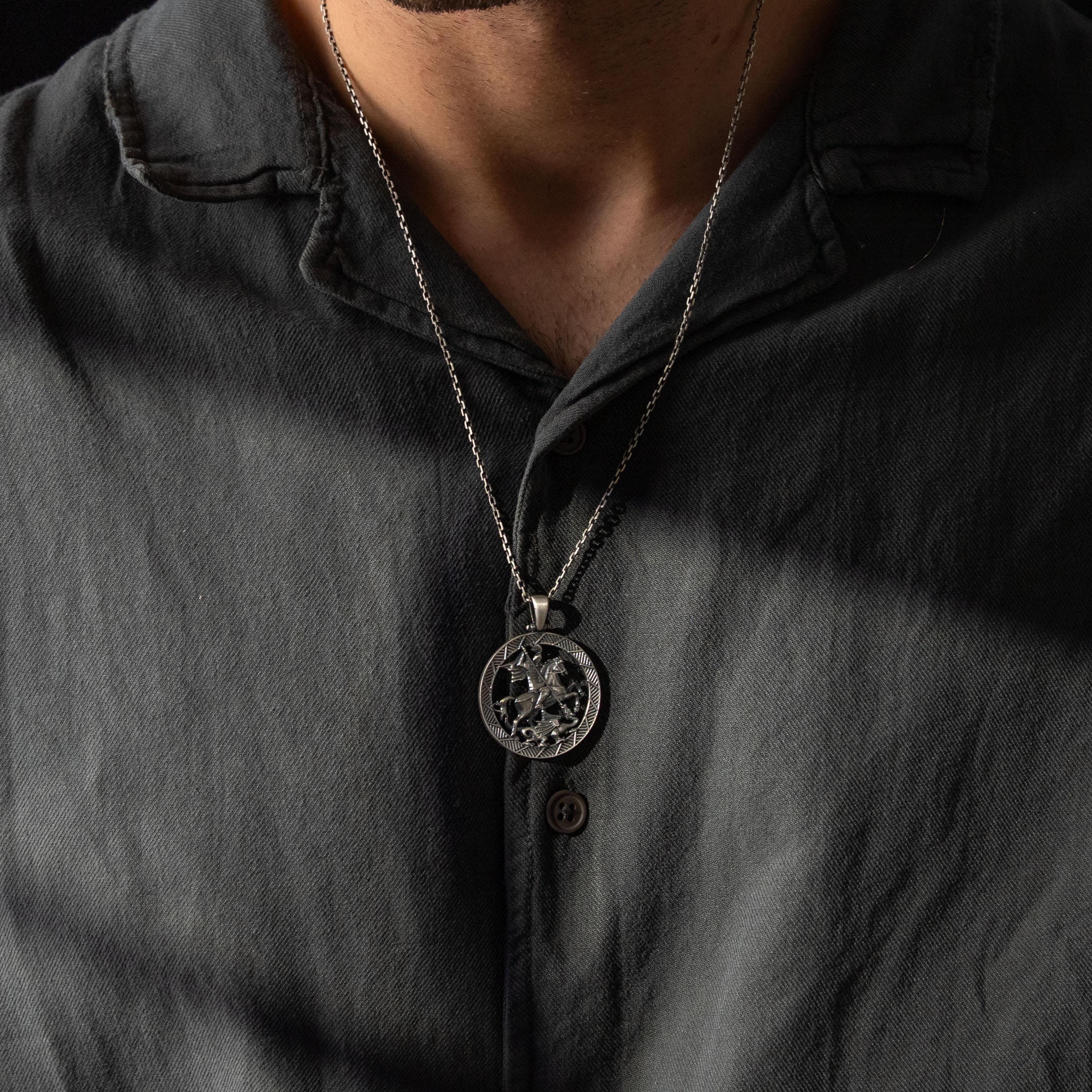 Saint George and the Dragon Pendant