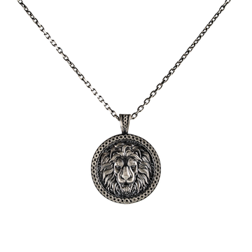 Lion Head Power Medallion