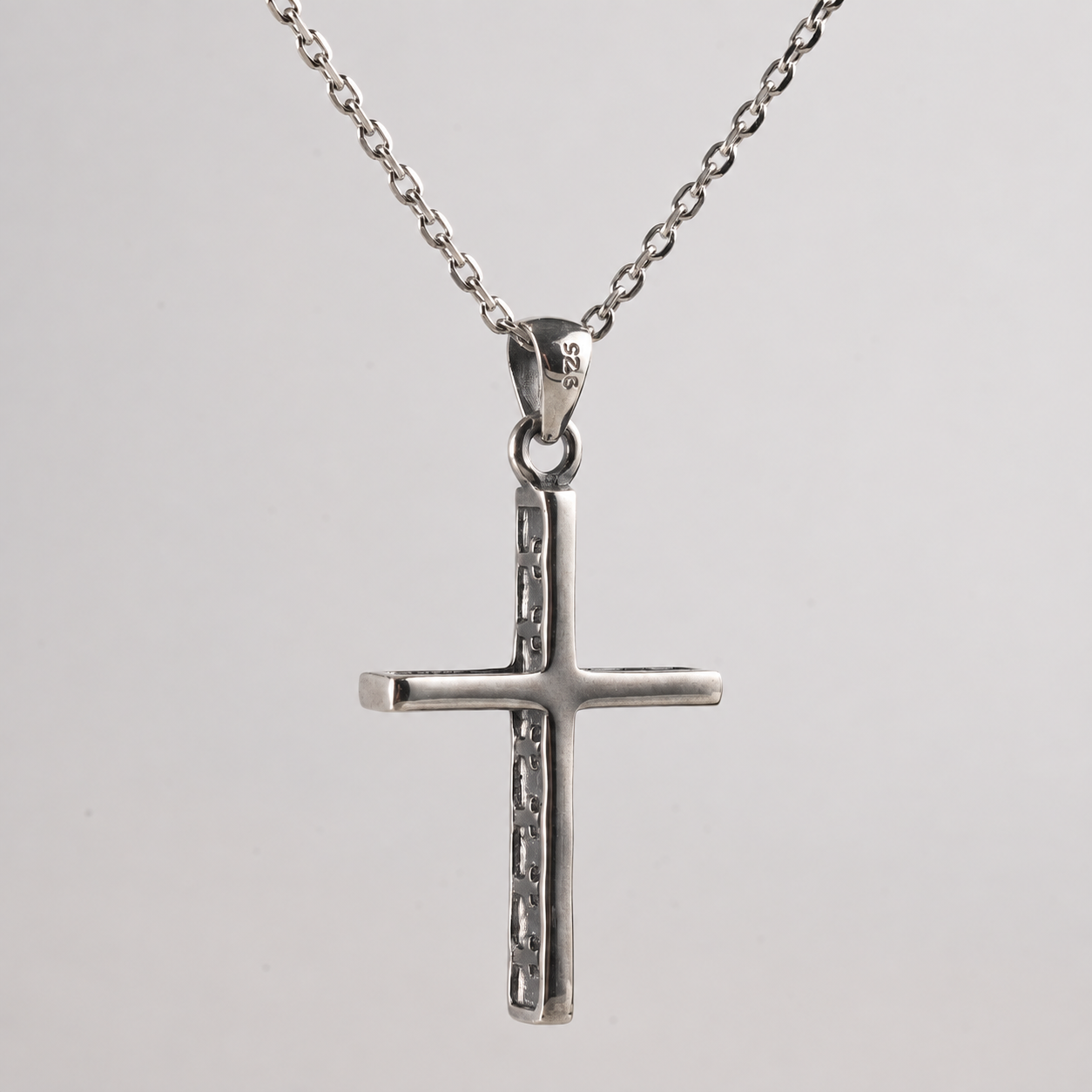 Nested Geometric Multi Cruciform Necklace