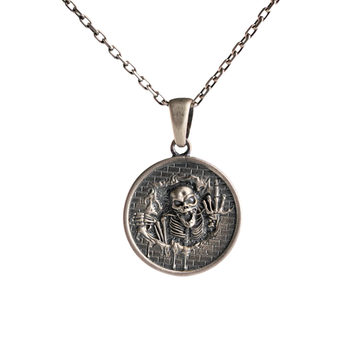 Figurative Skeletal Motif Necklace